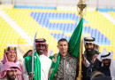 Cristiano Ronaldo celebrating Saudi Arabia's Founding Day