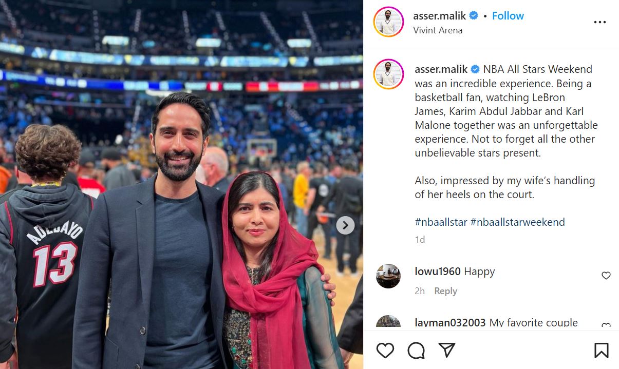Malala Yousafzai, Ranveer Singh at NBA All Stars Weekend