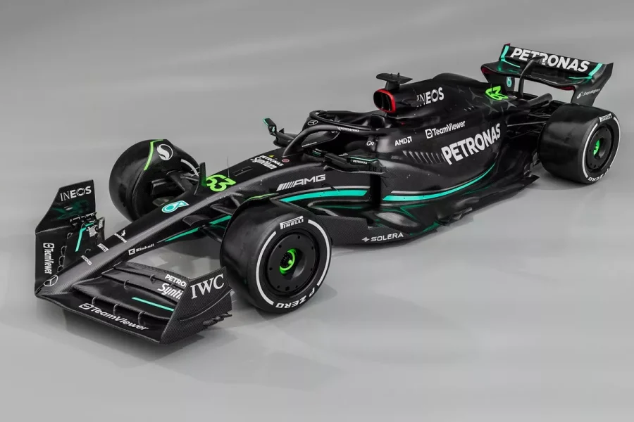 Mercedes have uncovered their W14