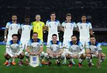 England team which faced Italy in Euros Qualifiers
