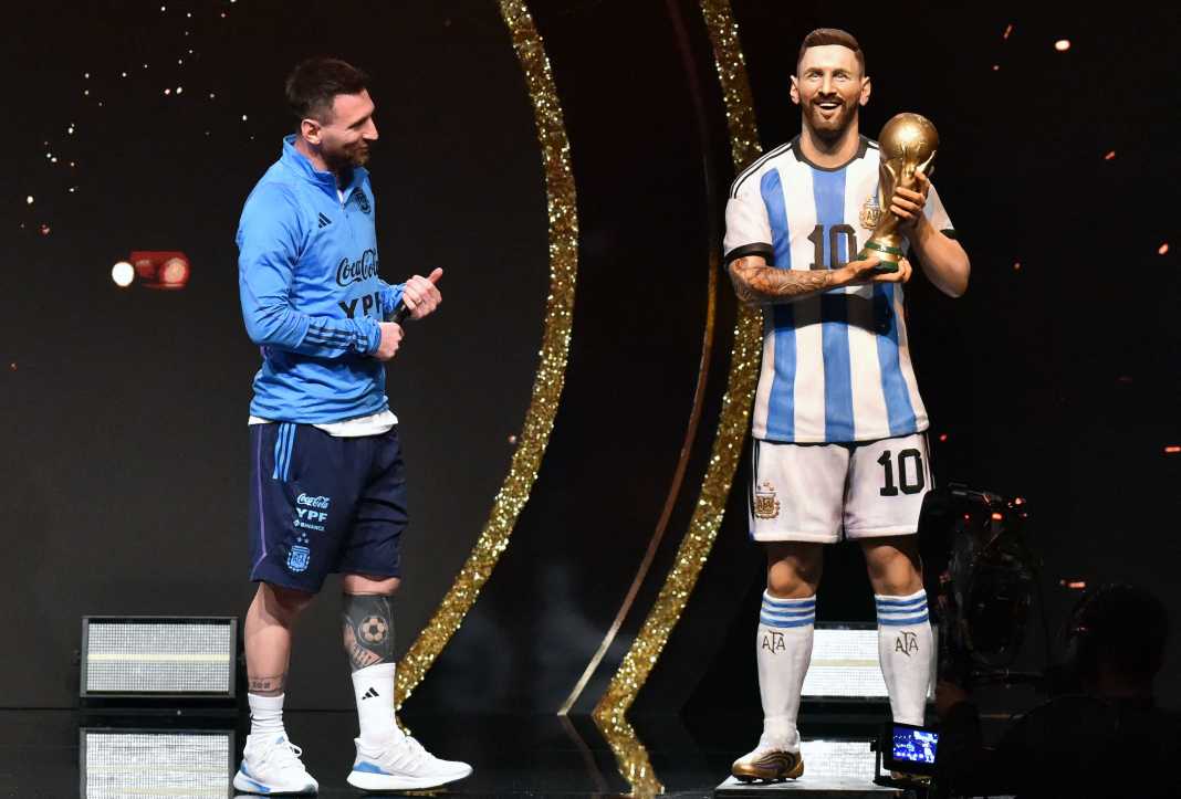 CONMEBOL have unveilved a Lionel Messi statue that will stay at its headquarters