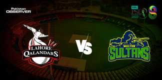 Multan Sultans vs square off against Lahore Qalandars in PSL 8 qualifier tonight