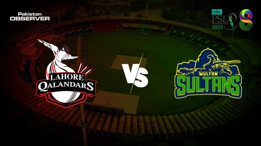 Multan Sultans will face Lahore Qalandars for the second time in PSL 8 tonight