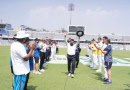 Aleem Dar receives Guard of honour