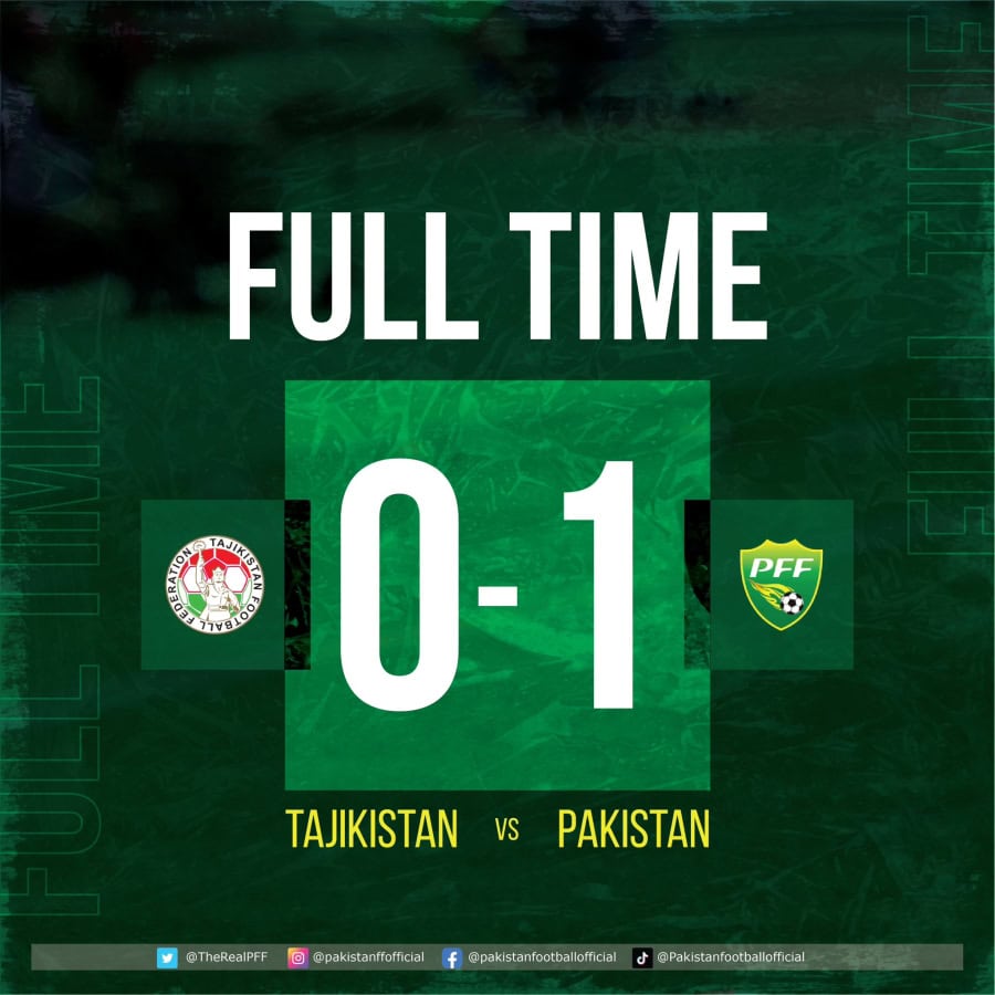 Pakistan Tajikistan Olympic Qualifiers scorecard