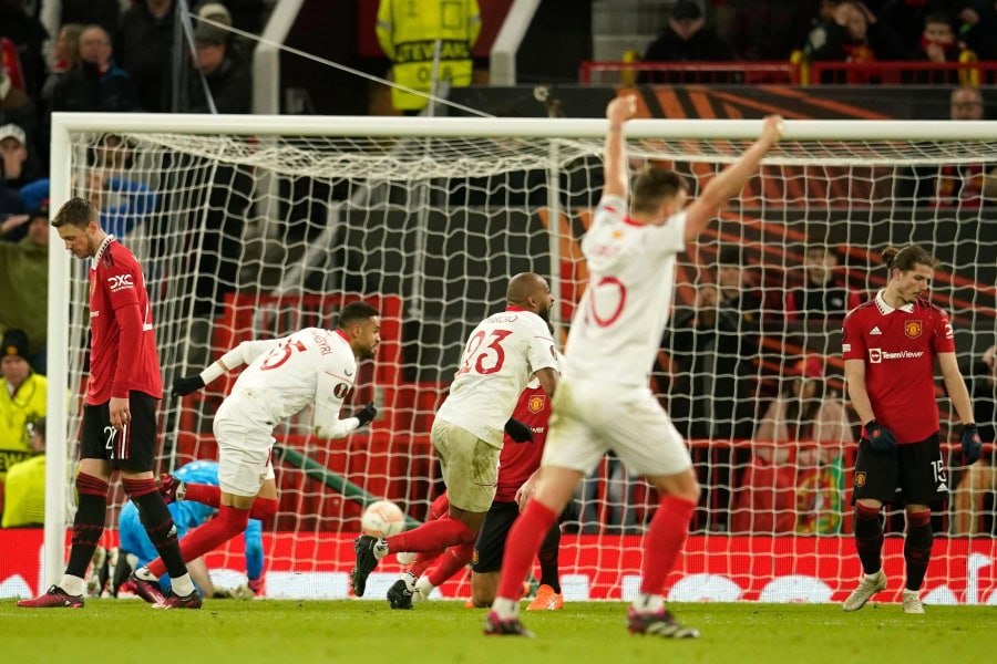 Sevilla score against United in the Europa League