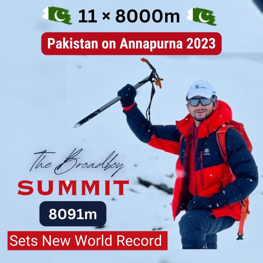 Shehroze Kashif conquers Annapurna