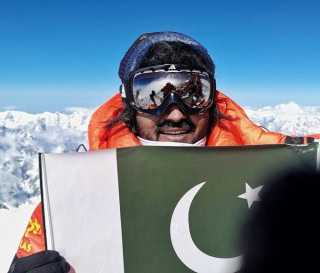 Asad Ali recently climbed Mount Everest