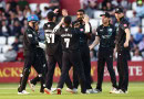 Usama Mir celebrates with Worcestershire Rapids teammates