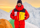 Shehroze Kashif poses before climbing Dhaulagiri-I