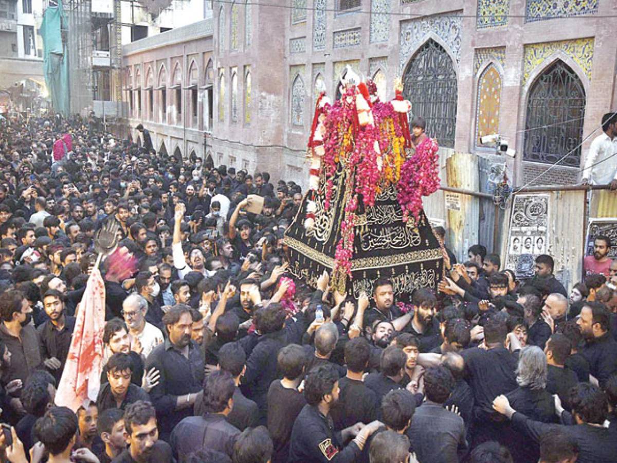 Chehlum of Hazrat Imam Hussain being observed in Pakistan today