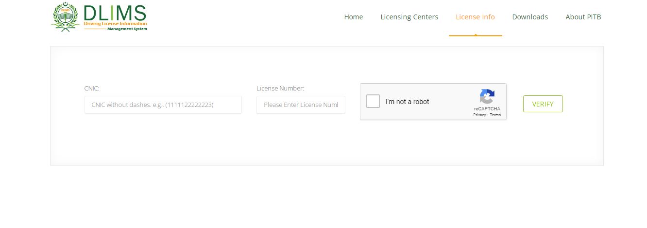 How To Verify Driving License Online In Punjab Pakistan Observer   Lic 1 