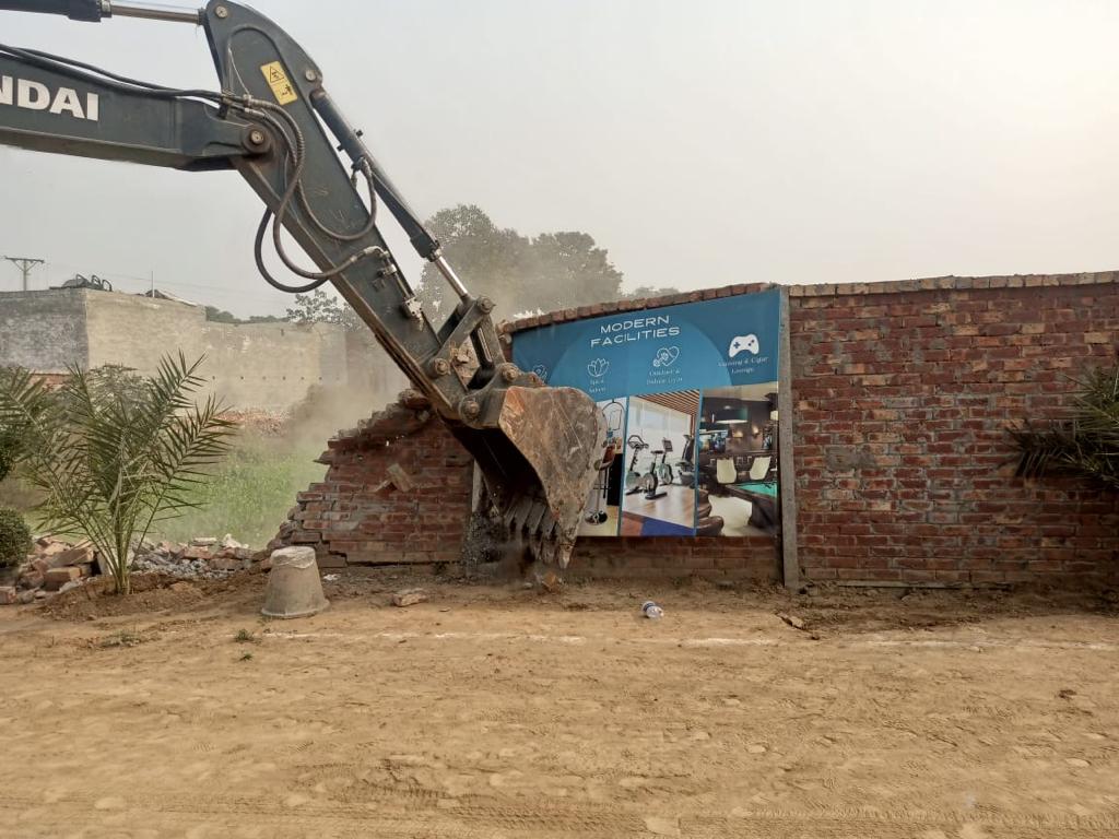 LDA demolishes infrastructure of six illegal housing schemes in Lahore