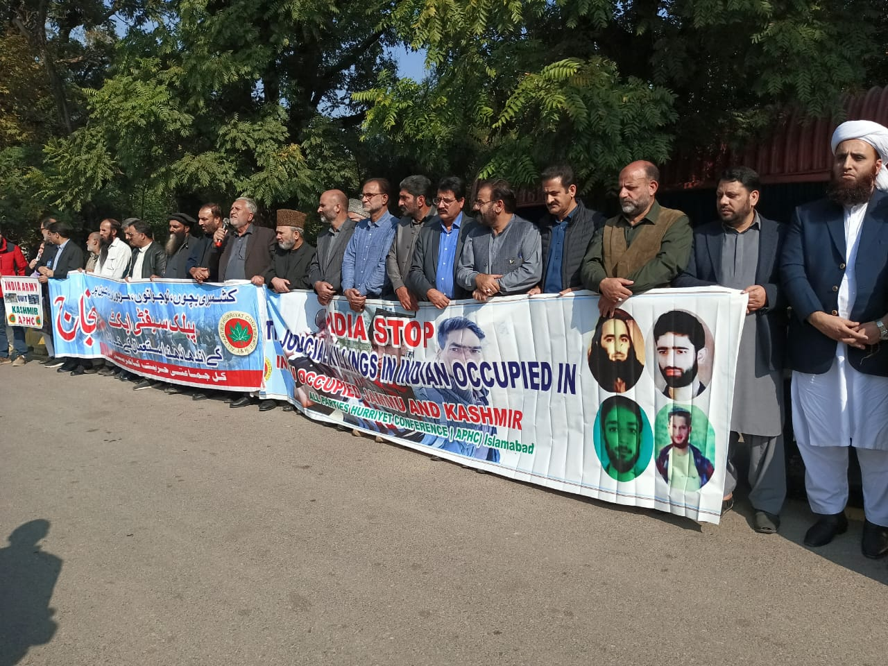 APHC-AJK holds protest outside Indian High Commission in Islamabad – Pakistan Observer