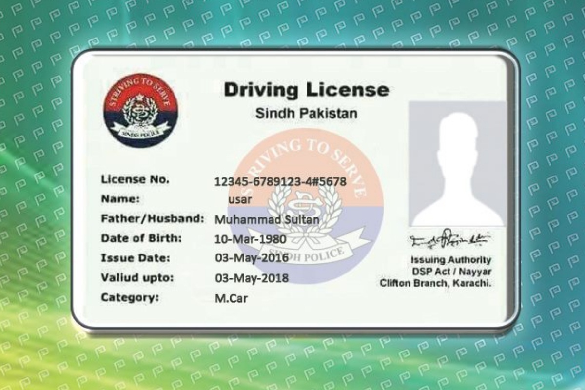 New car, motorcycle driving license fee in Sindh November 2023