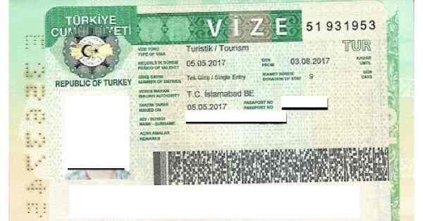 Turkiye visit visa fee, minimum bank statement update for Pakistan citizens - Pakistan Observer