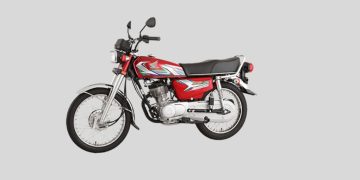 Honda CG 125 Red latest price, Meezan Bank installment plan