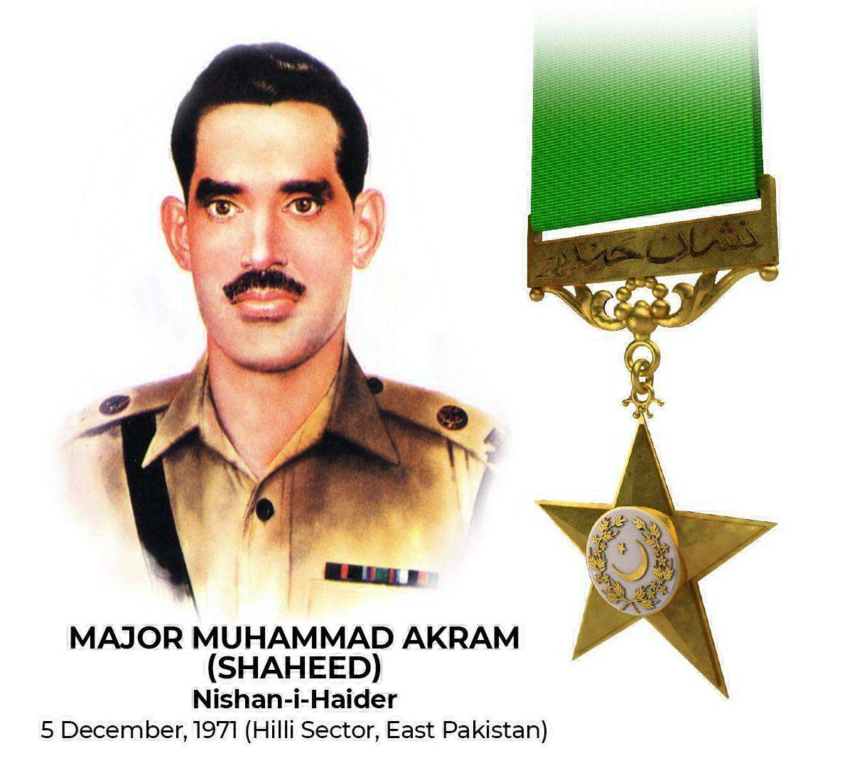 Martyrdom anniversary of Major Muhammad Akram observed