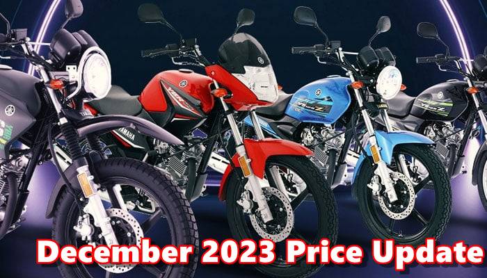 Yamaha bikes latest price in Pakistan December 2023