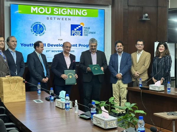OGDCL joins hands with PSDF to give skills training to youth - Pakistan ...