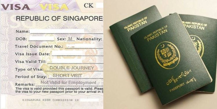 singapore visit visa from pakistan