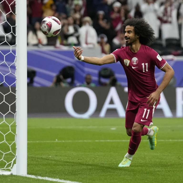 Qatar end palestine run jordan stun iraq with asian cup late show