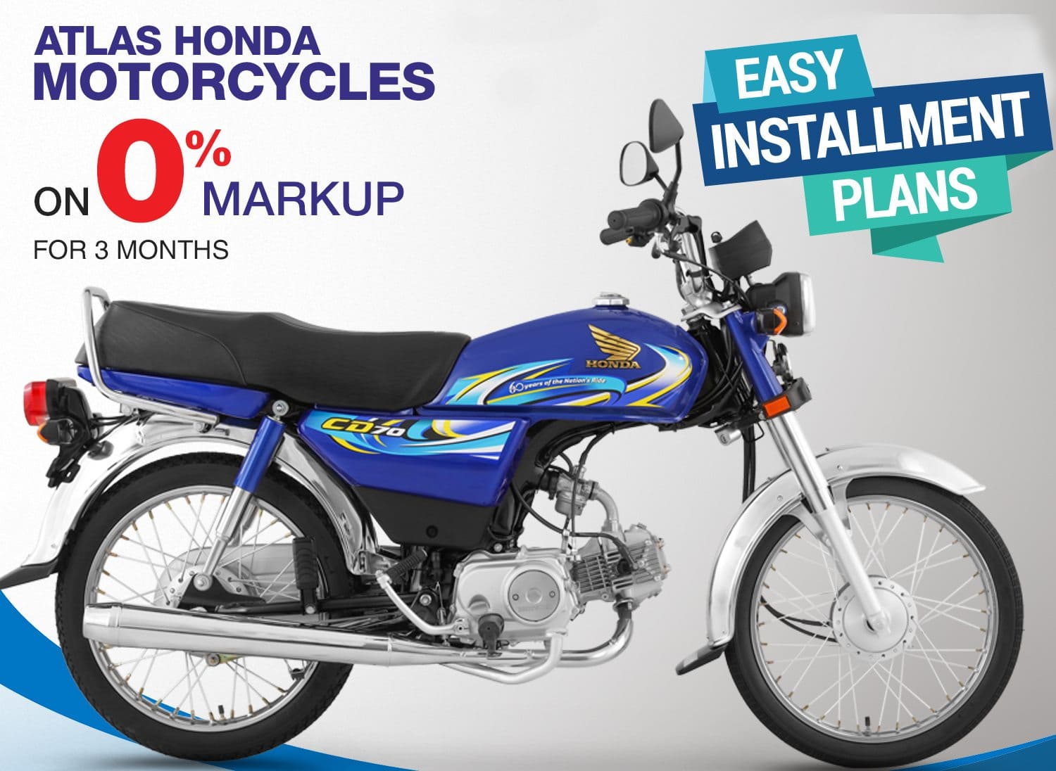 Honda CD 70 zero markup installment plans 2024 - Pakistan Observer