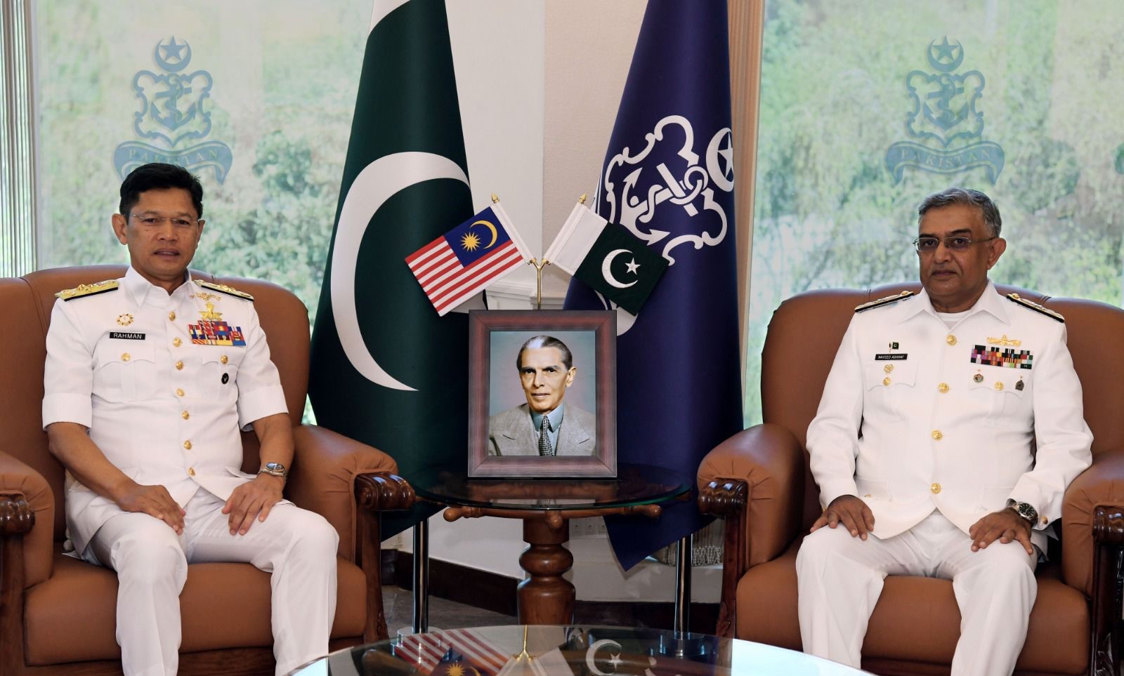 Chief of Royal Malaysian Navy calls on CNS Admiral Naveed Ashraf – Pakistan Observer