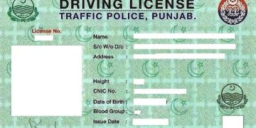 New car, motorcycle driving license fee in Punjab from July 2024