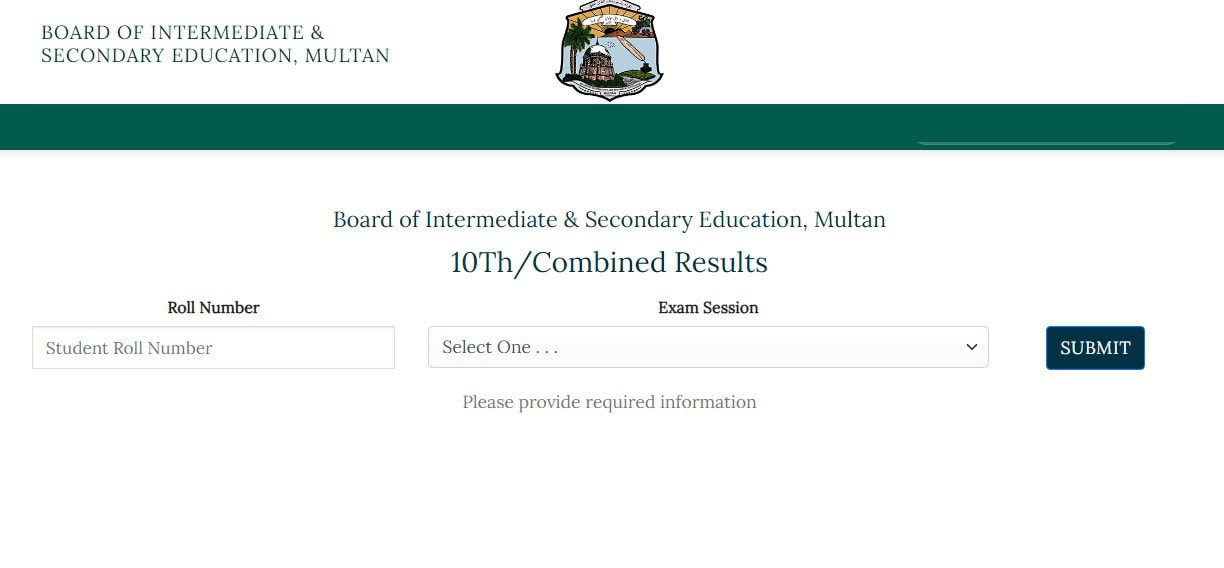 BISE Multan Matric Results 2024 Pakistan Observer