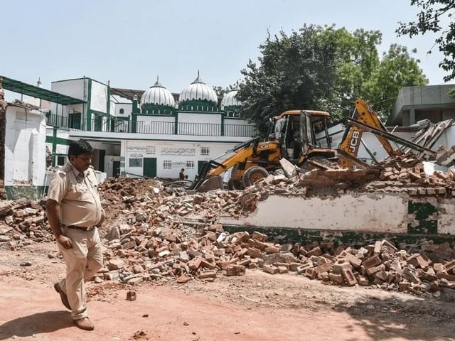 Another Mosque Demolished In Indias Maharashtra State