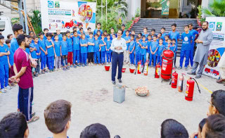 Al Khidmat Organizes Fire Safety Drill For Aghosh Homes