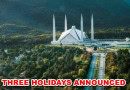 Islamabad Holidays Notification