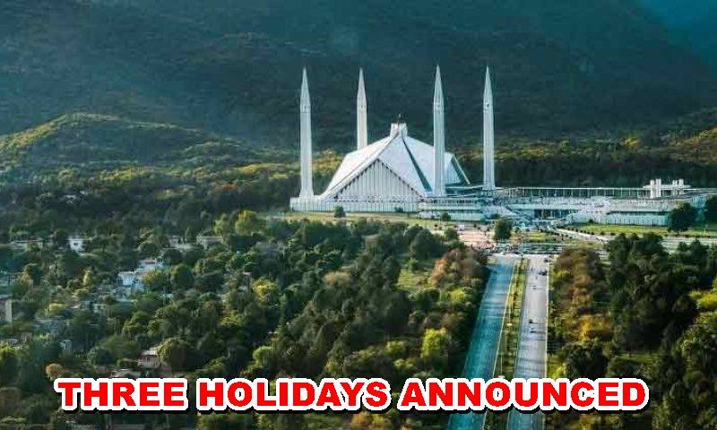 Islamabad Holidays Notification