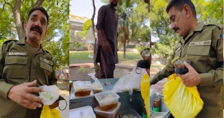 Lahore Cop Lands In Hot Water For Refusing To Pay For Honey See Viral Video