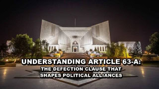 Understanding Article 63 A Whats The Buzz And Its Impact On Parliamentary Democracy