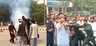 Violent Clashes Erupt In Punjab University As Students Security Guards Face Off