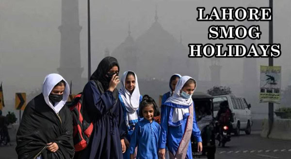 Lahore School Holidays Notification Amid Smog Crisis