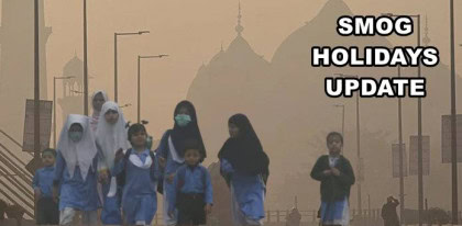 Lahore School Holidays To Be Extended By One Month Amid No Respite From Smog