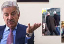 Pakistans Defence Minister Khawaja Asif Heckled Threatened With Knife Attack In London Video