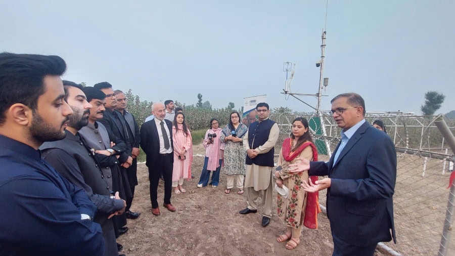 Water Security Pakistans First Ec Flux Towers Installed Rahim Yar Khan