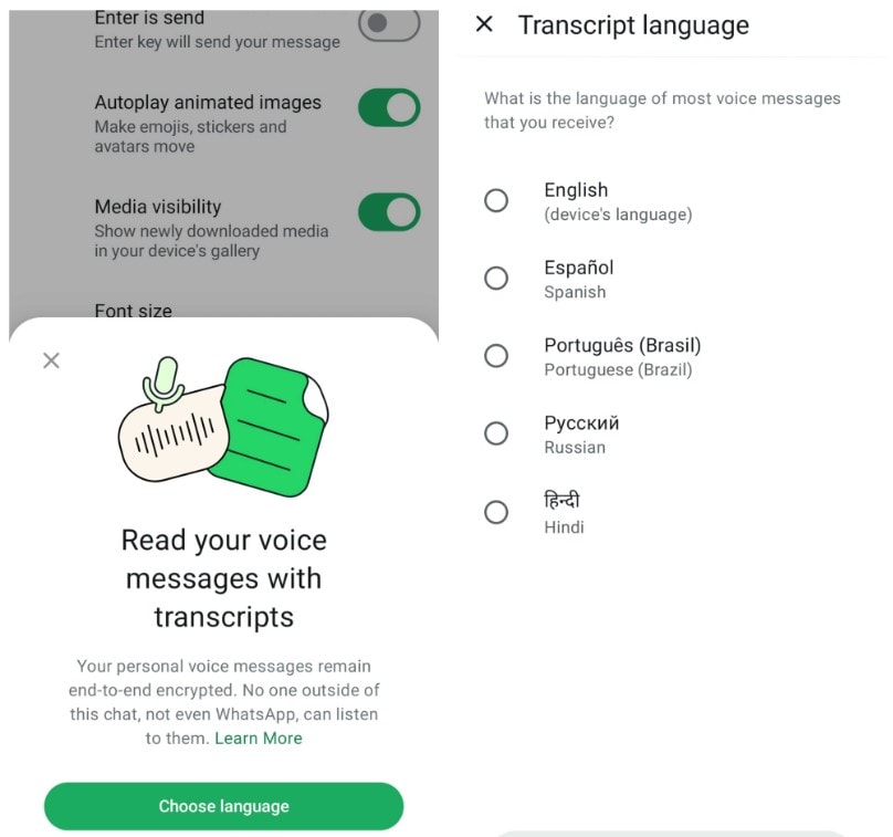 Whatsapps New Update Makes Voice Messages Readable With Text Transcription 