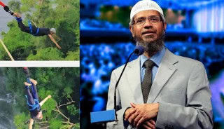 Dr Zakir Naiks Daring Bungee Jumping Video Goes Viral