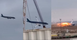 Horrific Video Of Kazakhstan Plane Crash Goes Viral 28 Survivors Reported