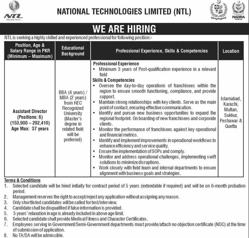 Latest Govt Jobs In Pakistan December 2024 Vacancies 