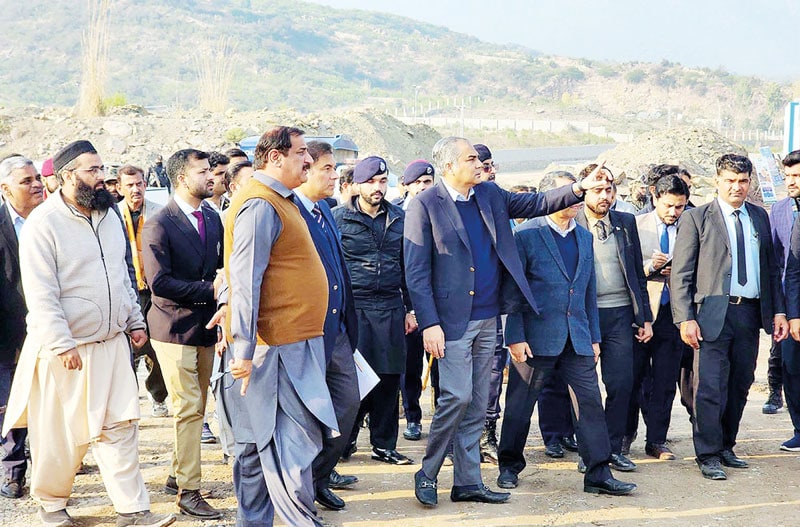 Naqvi Inaugurates Sector C 14 Development Project