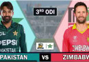 Pak Zimbabwe 3rd T20 To Be Played At Bulawayo Tomorrow