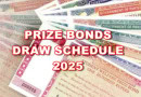 Prize Bonds 2025 Complete Draw Schedule