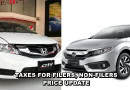 Updated Price Withholding Tax On Honda City And Civic In Pakistan Dec 2024