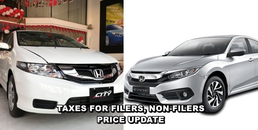 Updated Price Withholding Tax On Honda City And Civic In Pakistan Dec 2024